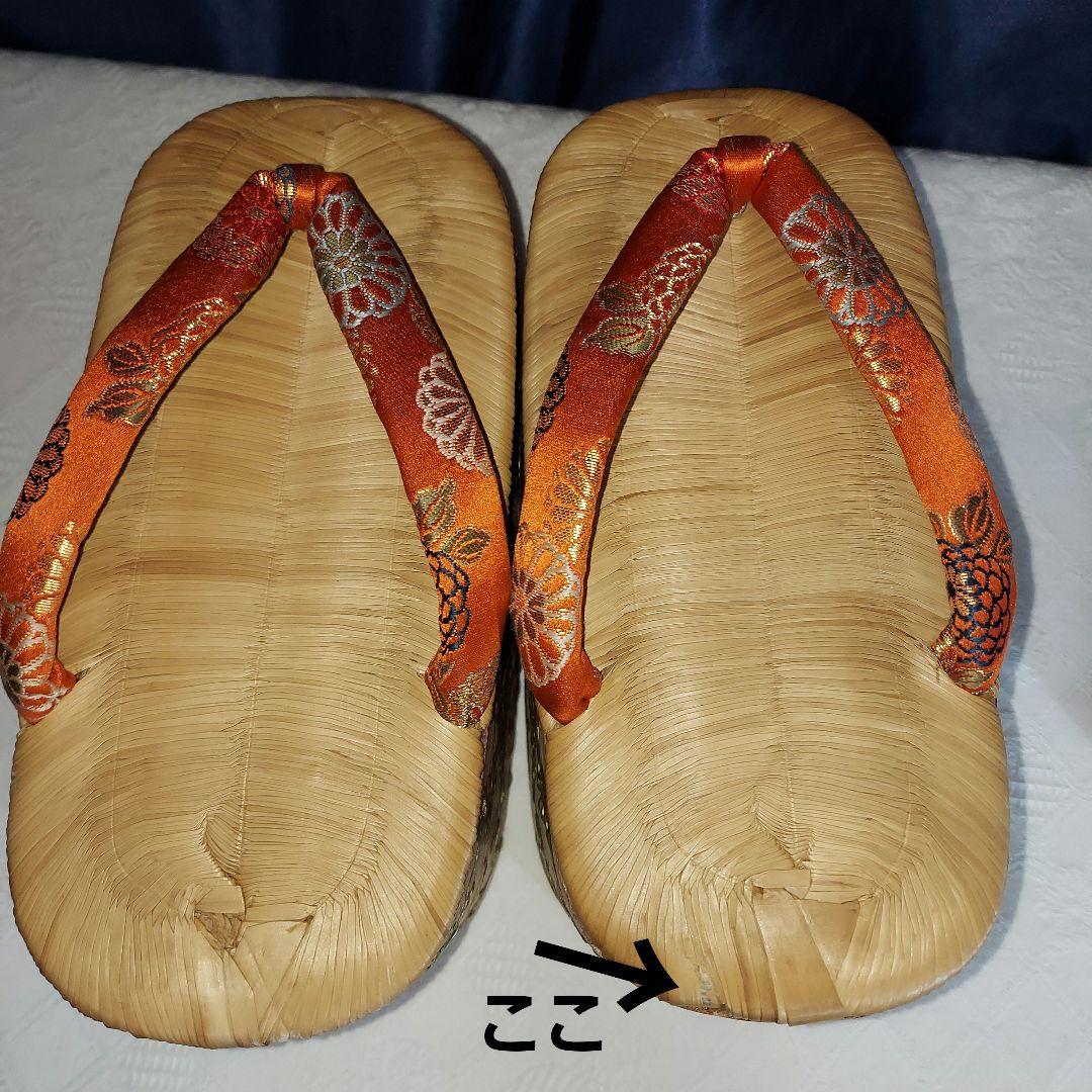 ぽっくり 千羽鶴 19.5cm七五三、お正月、写真撮影