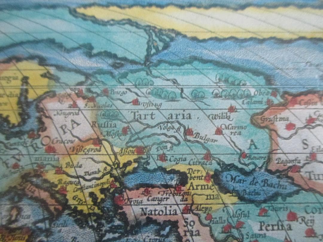 年代物◎アンティークマップジグソーパズル2000P◎タルタリアオル