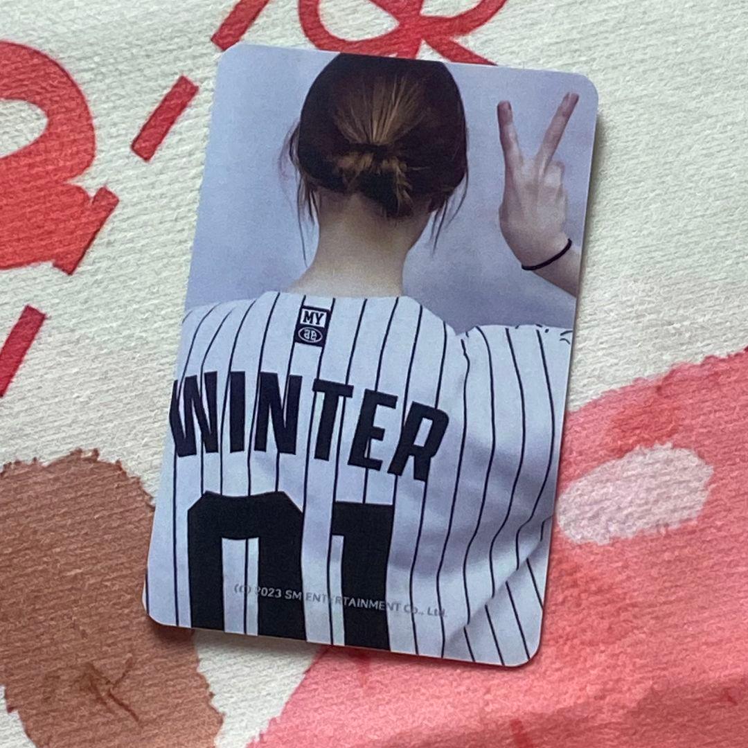 aespa ウィンター Better Things 野球ユニフォーム aespa 野球