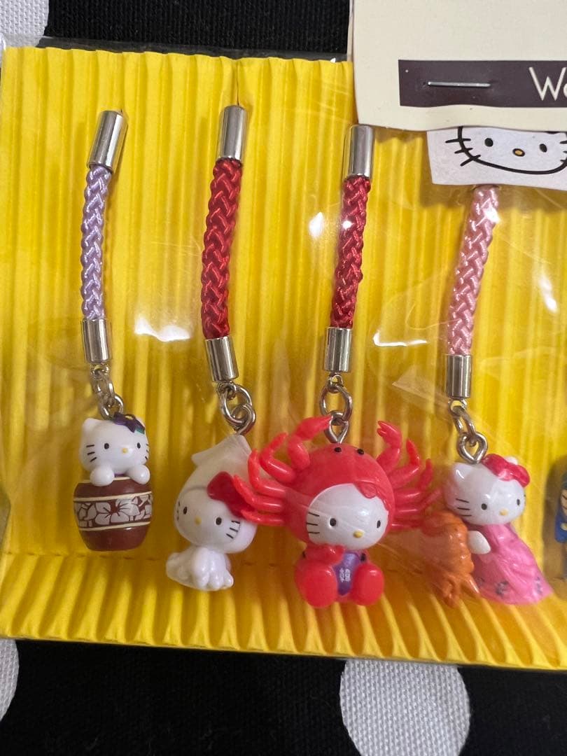 WELCOME TO KOREA ハローキティストラップ11個セット2005
