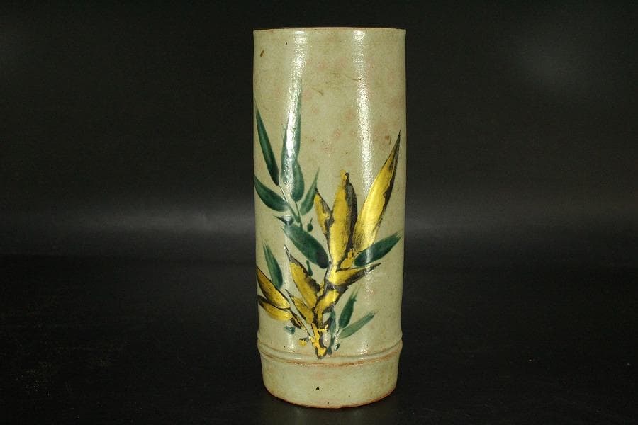 三浦竹軒 乾山写 竹掛花生 在銘 共箱(LC392) Yahoo!オークション -「三浦