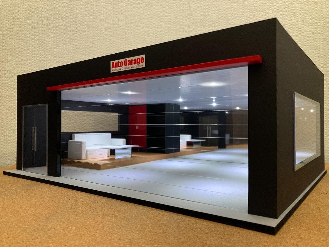 ミニカー専用ジオラマ：1/18 リビングタイプガレージⅠ／男の秘密基地ガレージ！