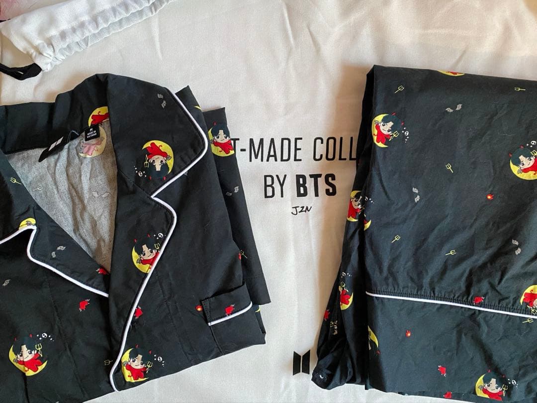 BTS artist made アーティストメイド jin ジン パジャマ 黒 - メルカリ