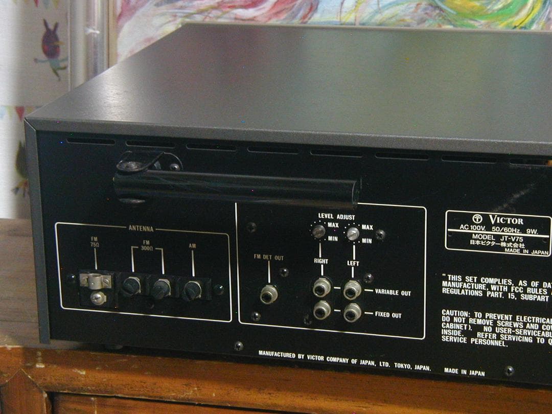 ☆ビクター VICTOR JT-V75 FM/AMチューナー。￥47,800良好