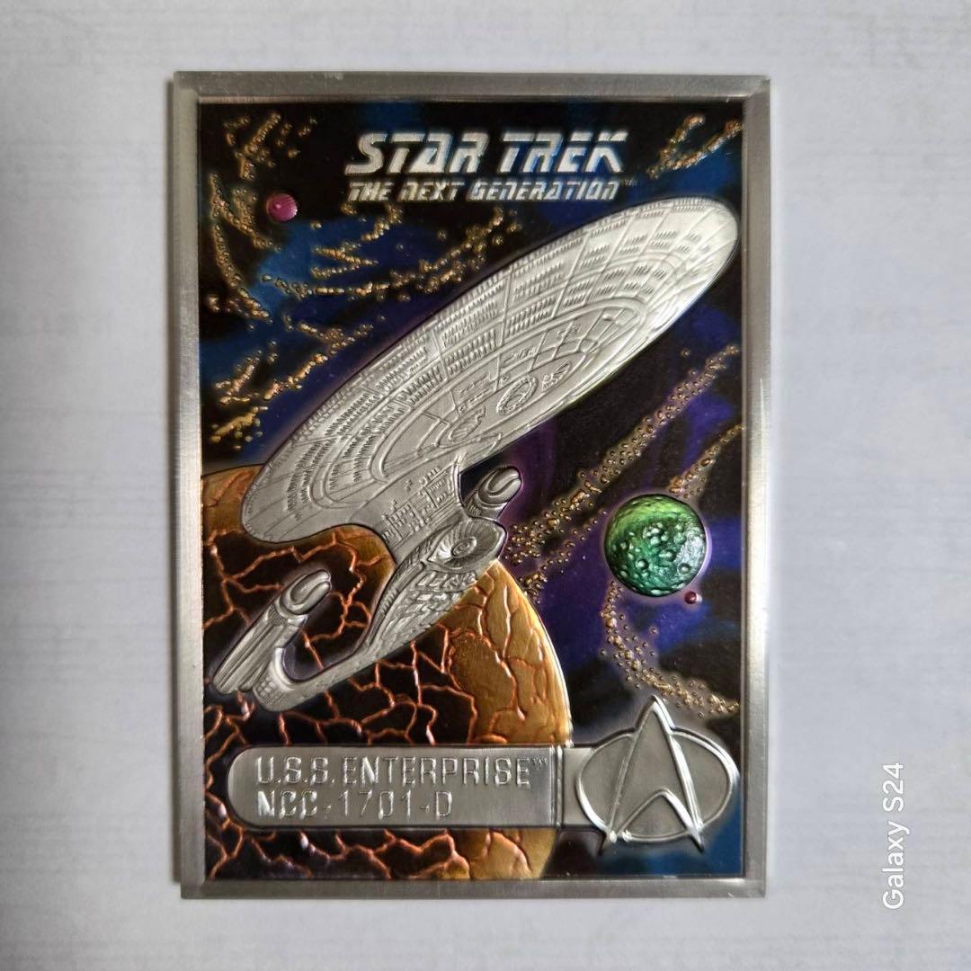 新品スタートレック/フランクリンミントピューターカード/コンプリート