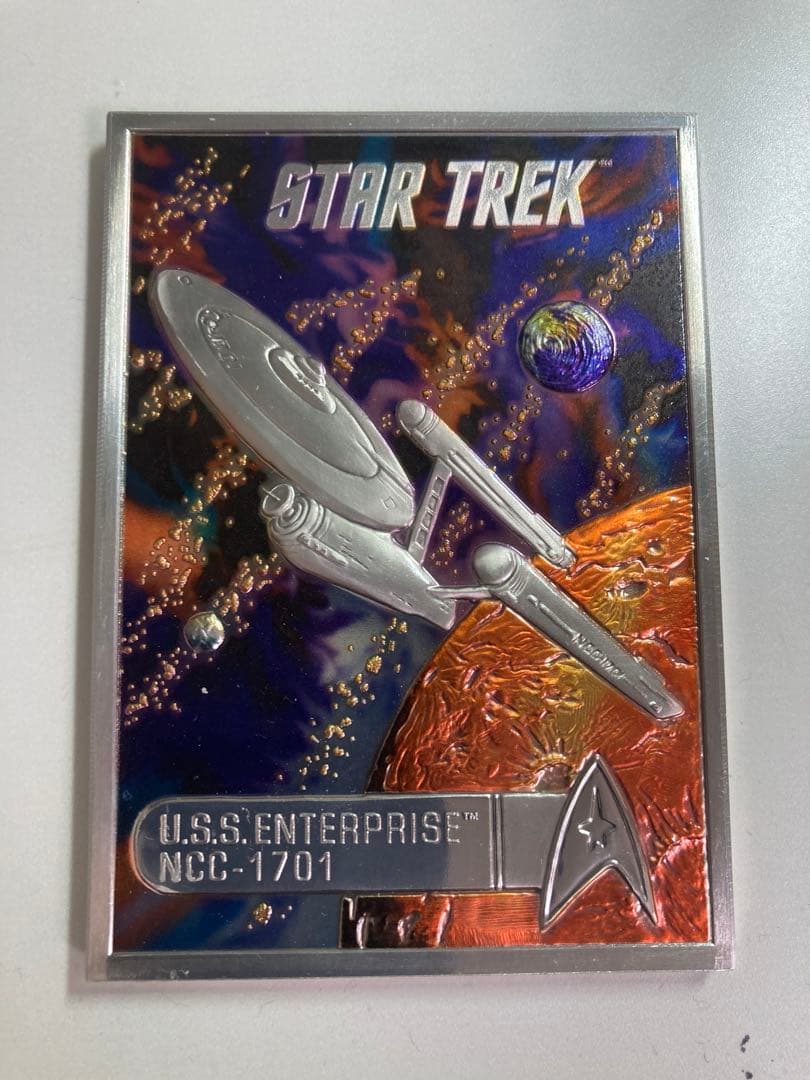 新品スタートレック/フランクリンミントピューターカード/コンプリート