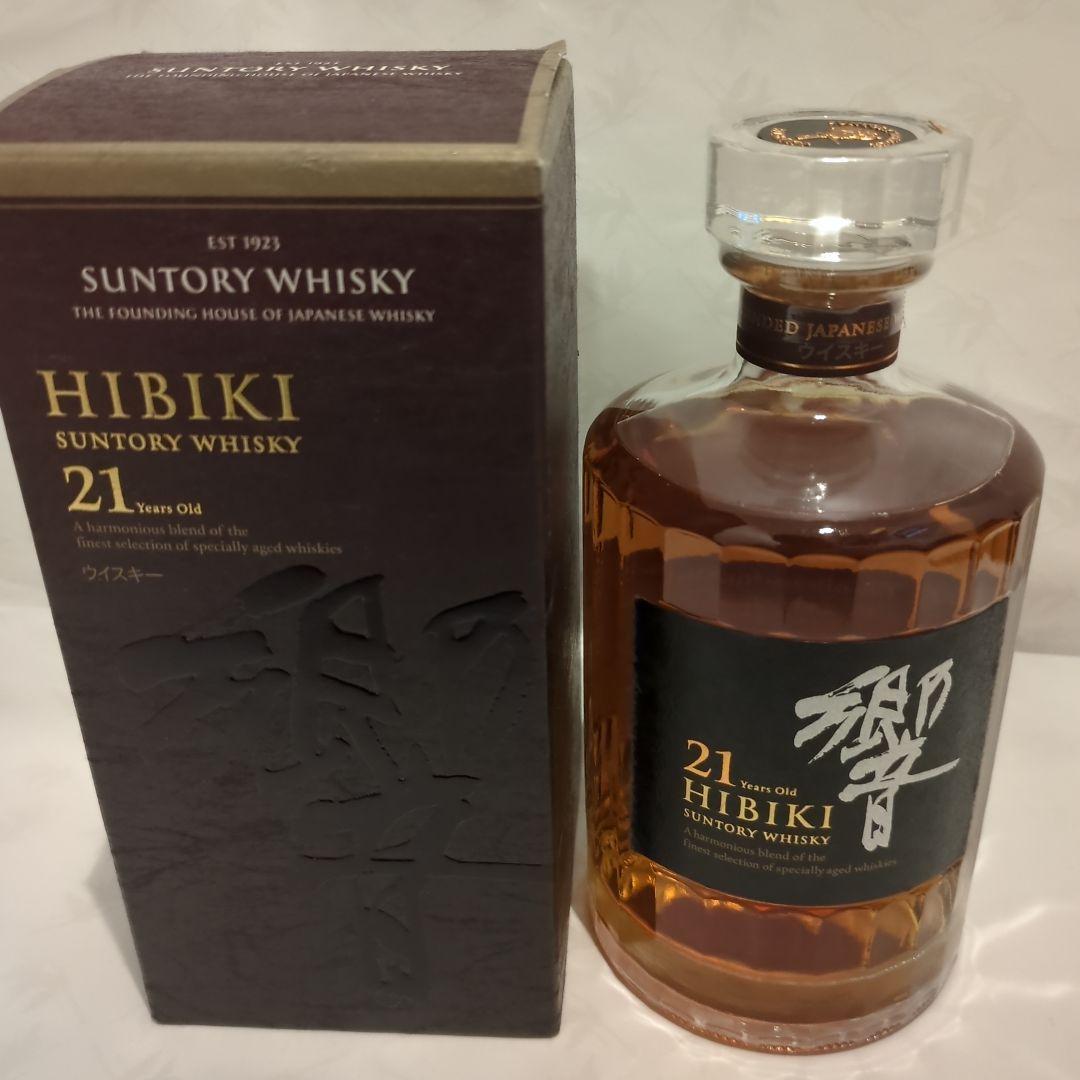 響 21年 & 山崎 18年 から瓶、空箱セット サントリー - サントリー山崎