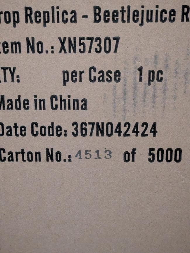 Beetlejuice 2 ベイビー ビートルジュース 1/1プロップレプリカ