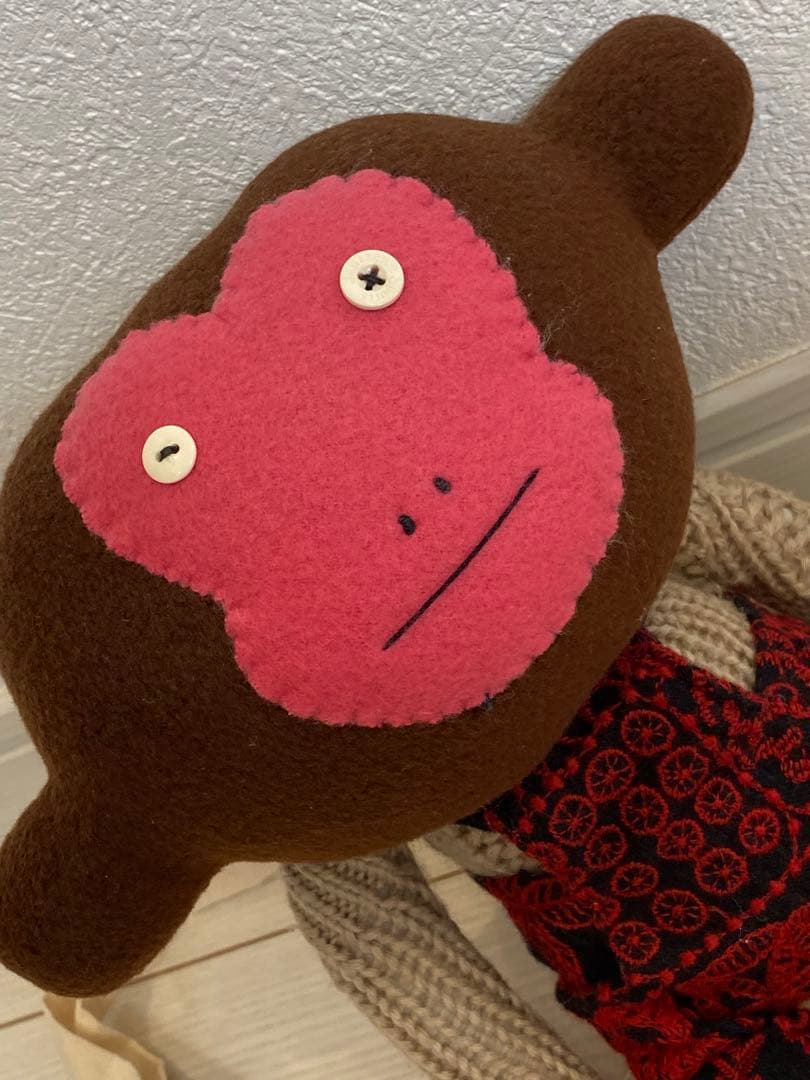 Miyu様専用 ボビーダラス 超美品 お猿さん 手作り一点もの エコバッグ