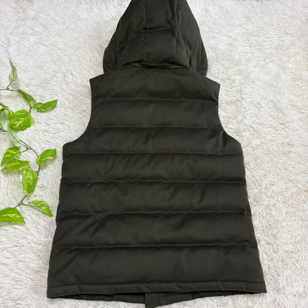 【マッキントッシュ】極美品 ダウンベスト カーキ 42サイズ メンズ 肉厚