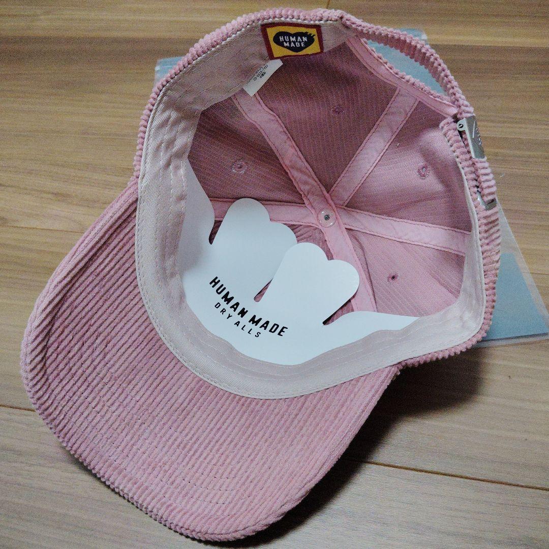 HUMAN MADE コーデュロイキャップ ピンク - メルカリ