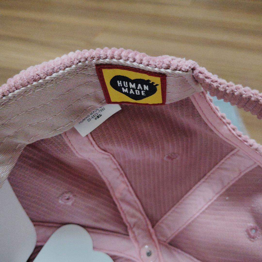 HUMAN MADE コーデュロイキャップ ピンク - メルカリ