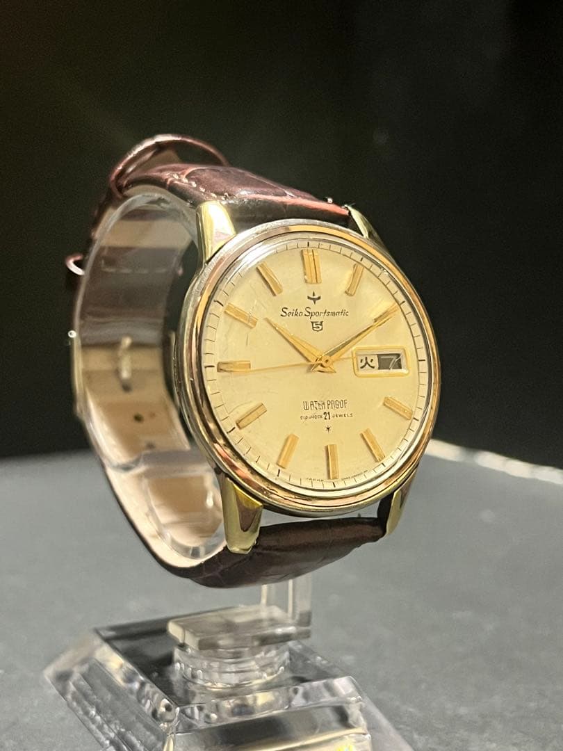 ★美品ケース磨き済！セイコースポーツマチック5自動巻メンズ腕時計　動作良好