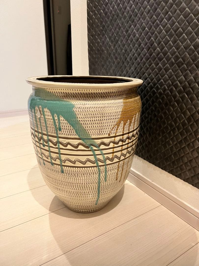 小鹿田焼　高さ約40cm