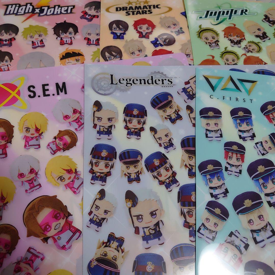 ⭕6種セット アイドルマスター SideM クリアファイル キャラクターグッズ