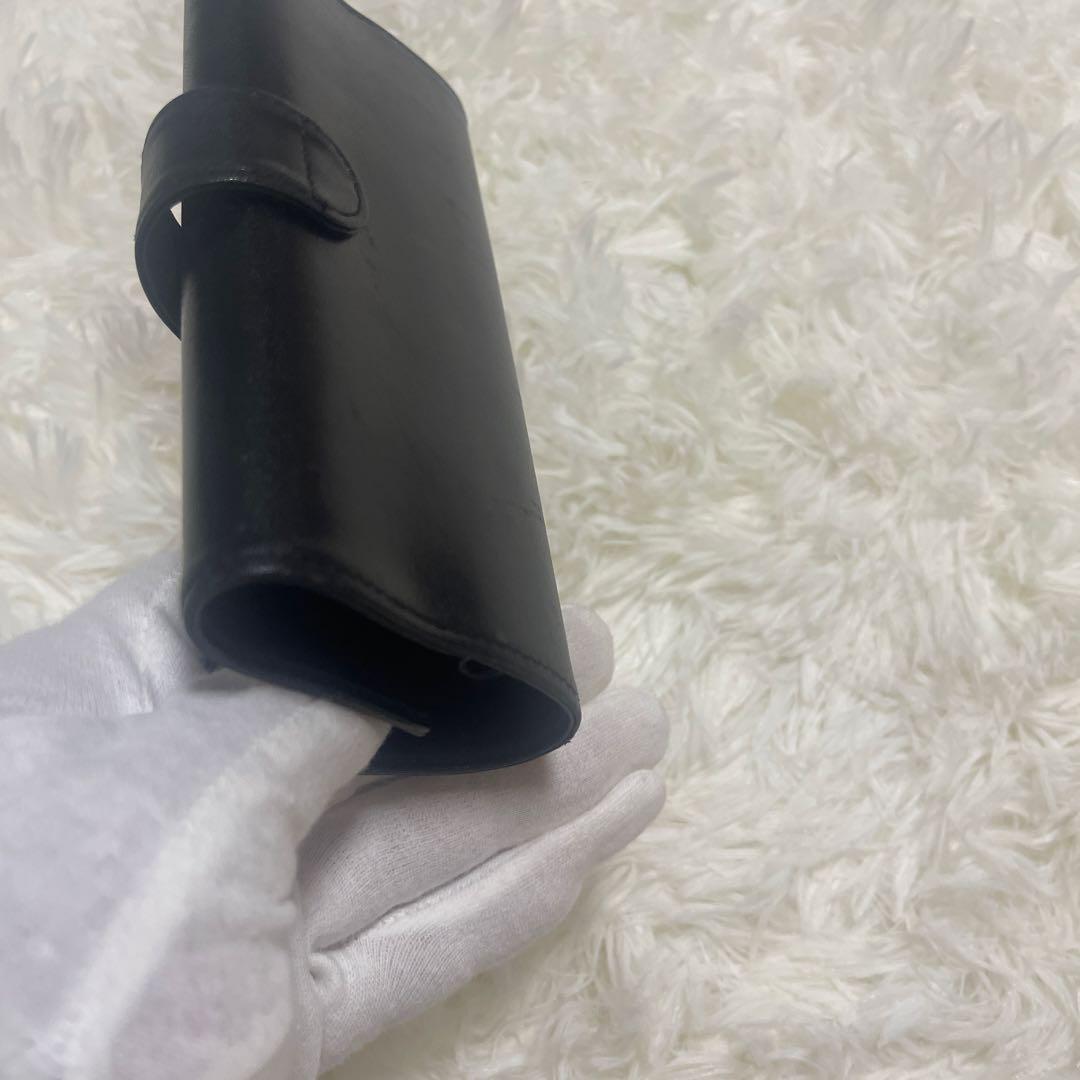 モンブラン MontBlanc 折り畳みペンケース ペンケース 黒 革 ビジネス