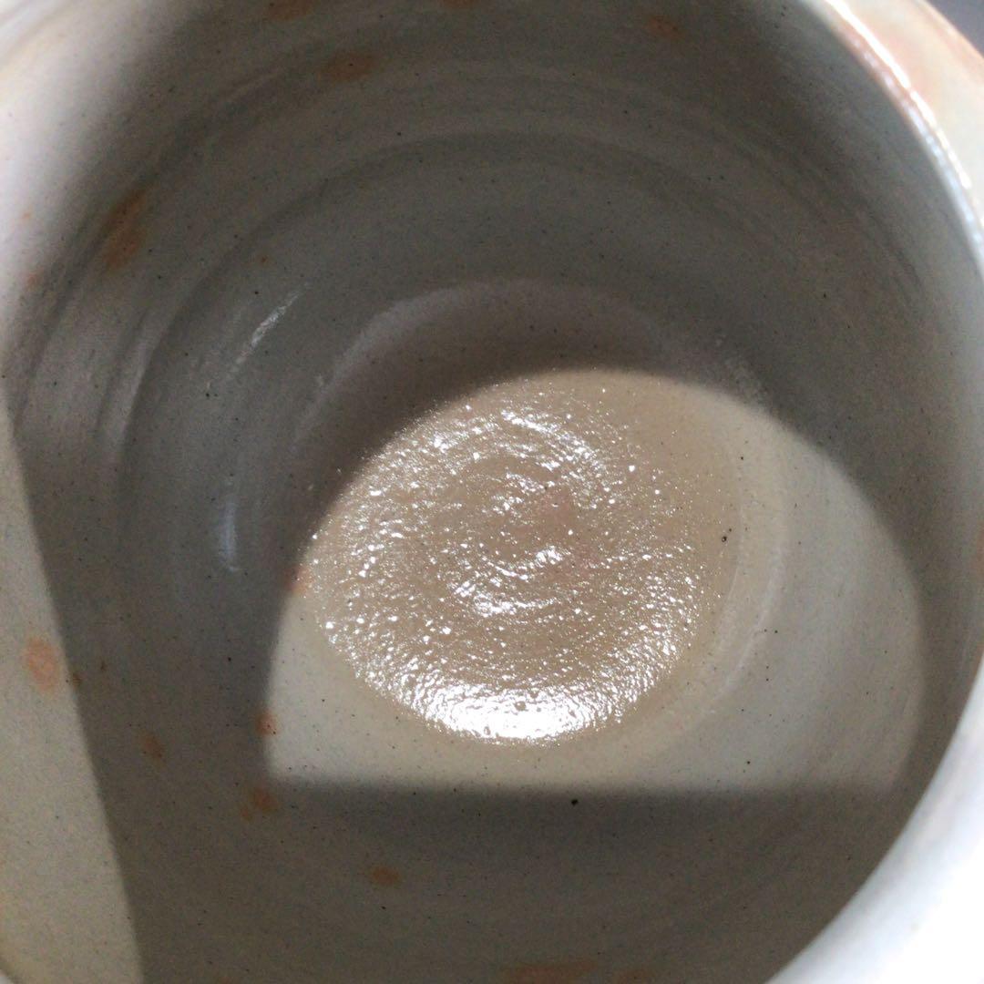 P688 水指 『平安 陶楽造』『御本手三島』『耳付水指』 共箱