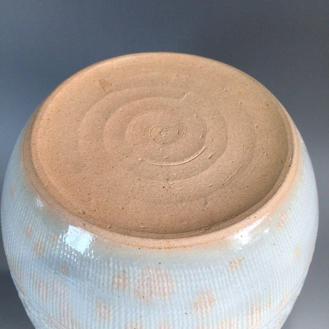 P688 水指 『平安 陶楽造』『御本手三島』『耳付水指』 共箱