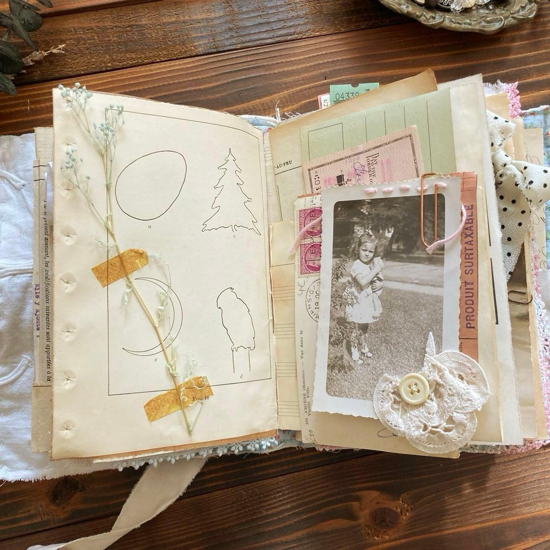 junkjournal ジャンクジャーナル雑記帳　エフェメラセット