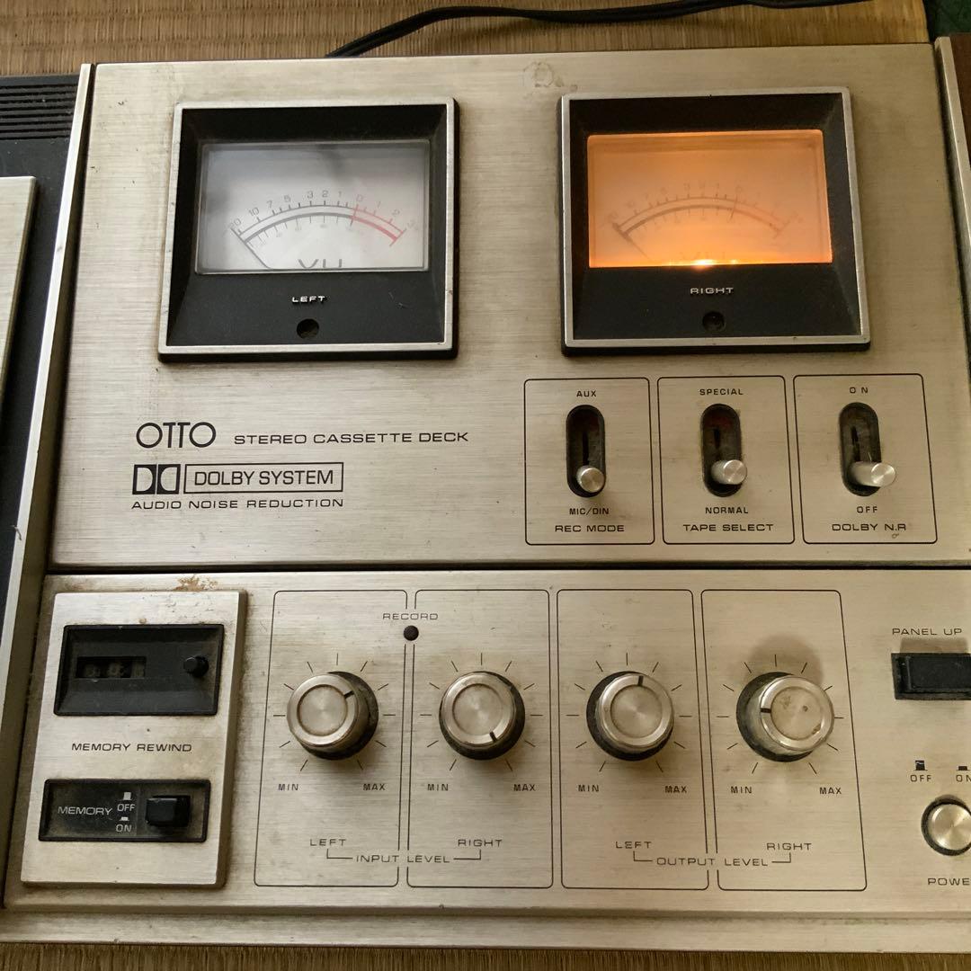 値下げ）OTTO STEREOCASSETTEDECK カセットデッキ