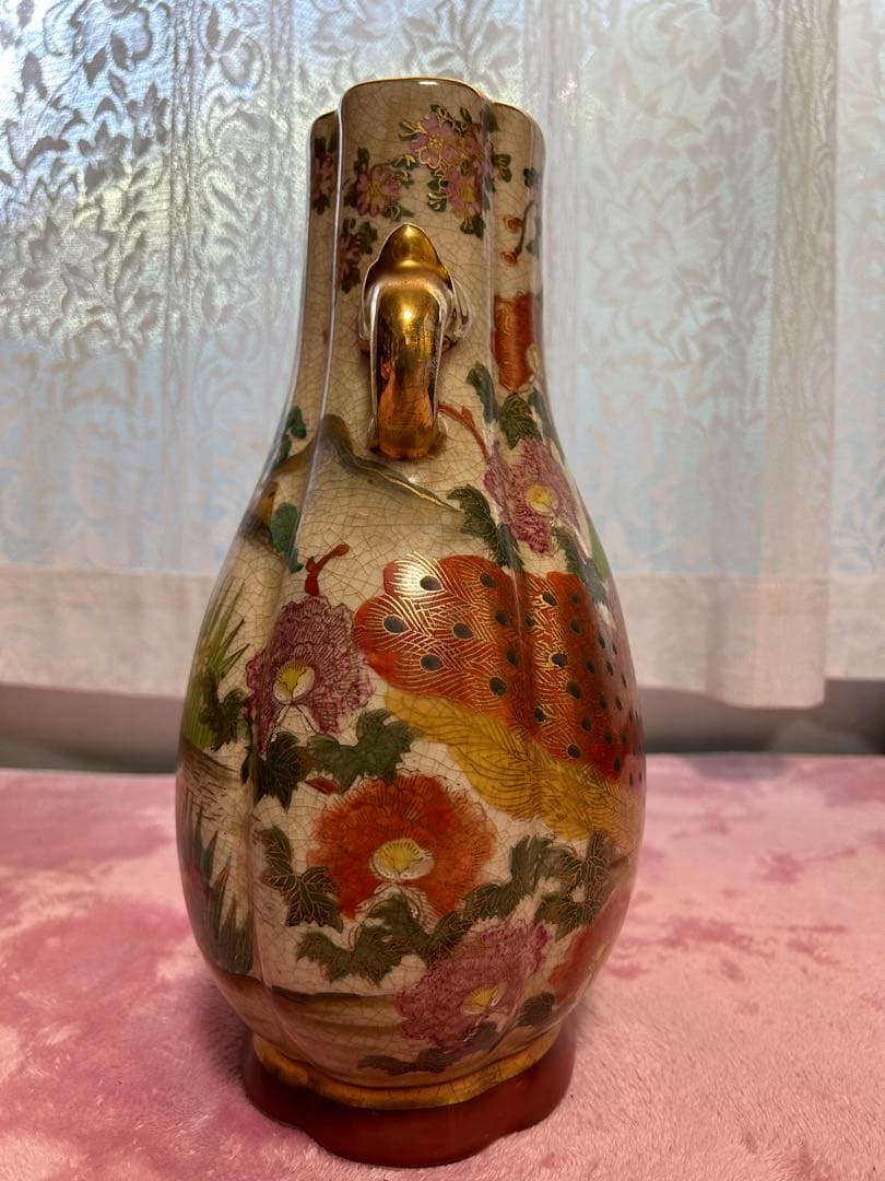 薩摩焼 丸十字紋入(骨董品)