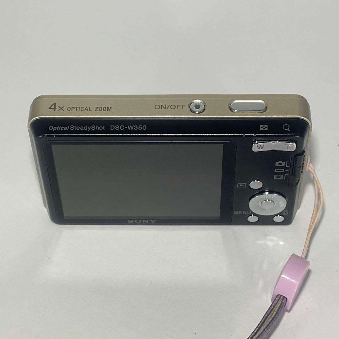 美品】SONY Cyber-shot DSC-W350 ゴールド - メルカリ