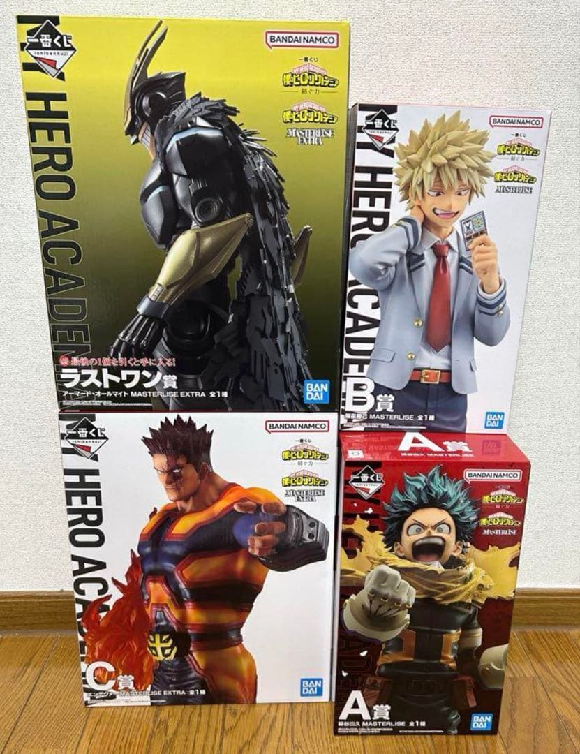 一番くじ ヒロアカ A賞 B賞 C賞 ラストワン賞 フィギュア