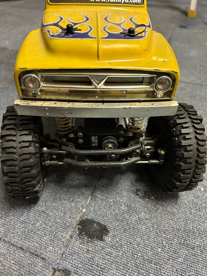 ピ*ス様 RCトラック イエロー フレイムデザイン