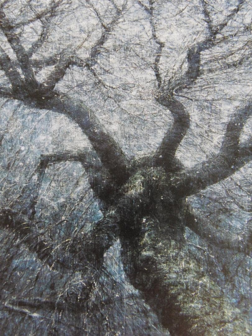 堀研、【風花】、希少な額装用画集より、新品額装付、状態良好