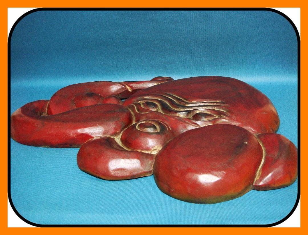 832『木製 タコ 看板』 /骨董品 古美術 アンティーク 古玩