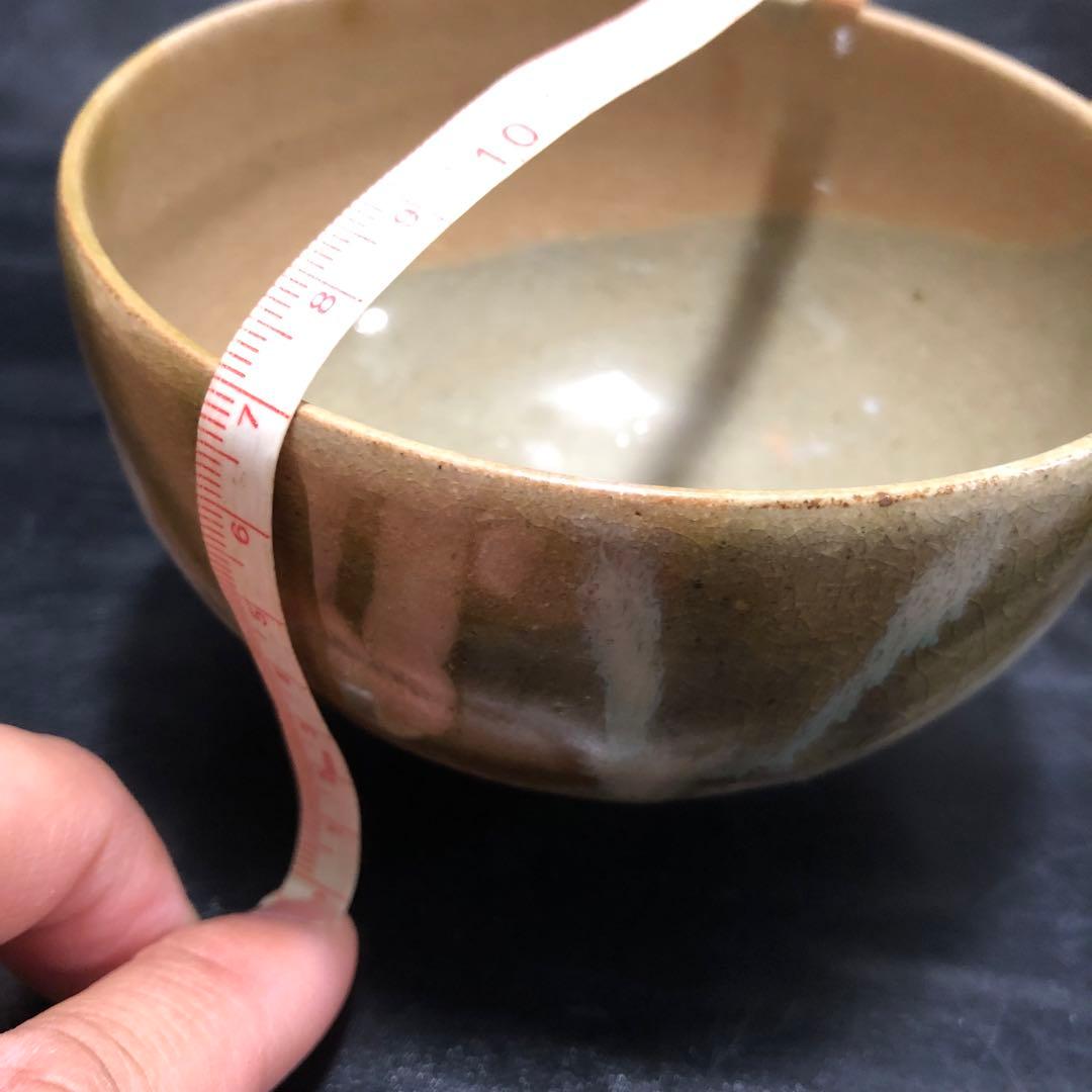 美しい古美術◾️蔵から美しい重なり合う釉薬の抹茶茶碗が出て来ました。茶道具、花道具