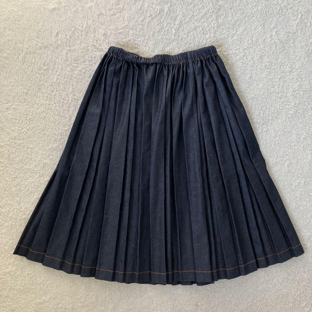 tricot comme des garcons デニム プリーツ スカート