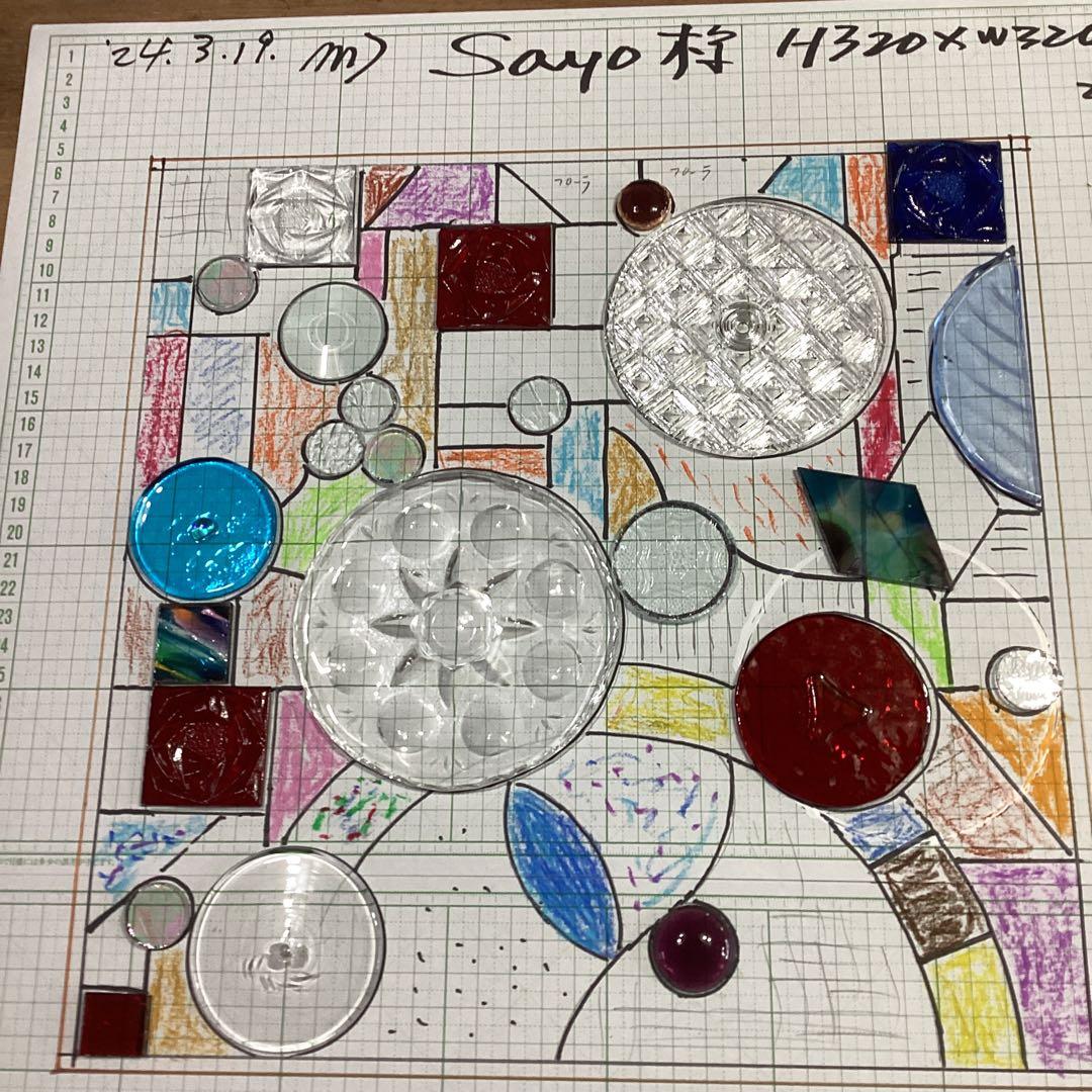 ステンドグラスデザインSayo様専用(1448−2)