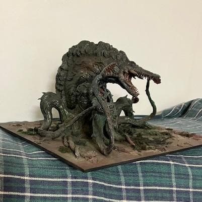 最終価格】☆ビオランテ 青島文化教材社 ジオラマ仕様 塗装済み完成品