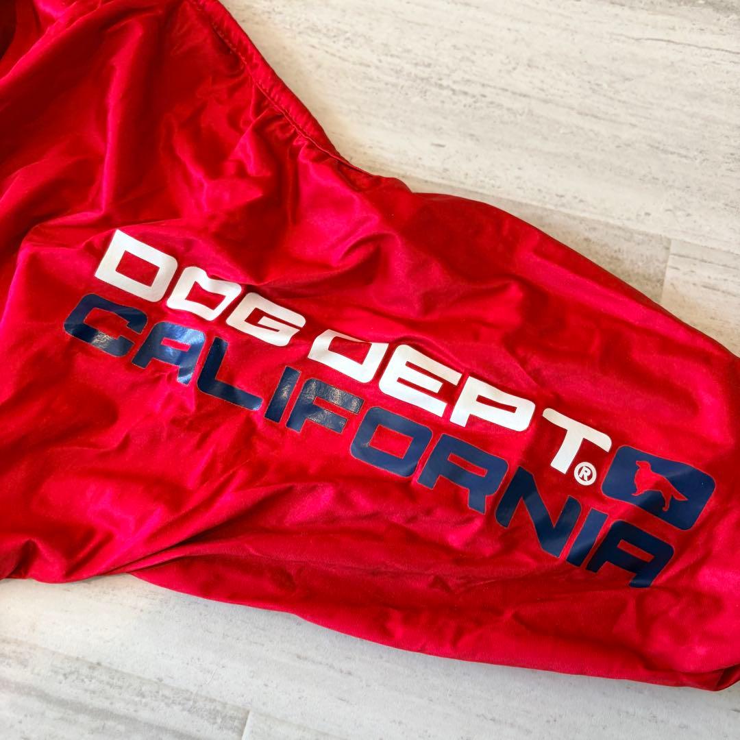 ドッグデプト DOGDEPT 大型犬 レインコート ロンパース 赤 3L - メルカリ
