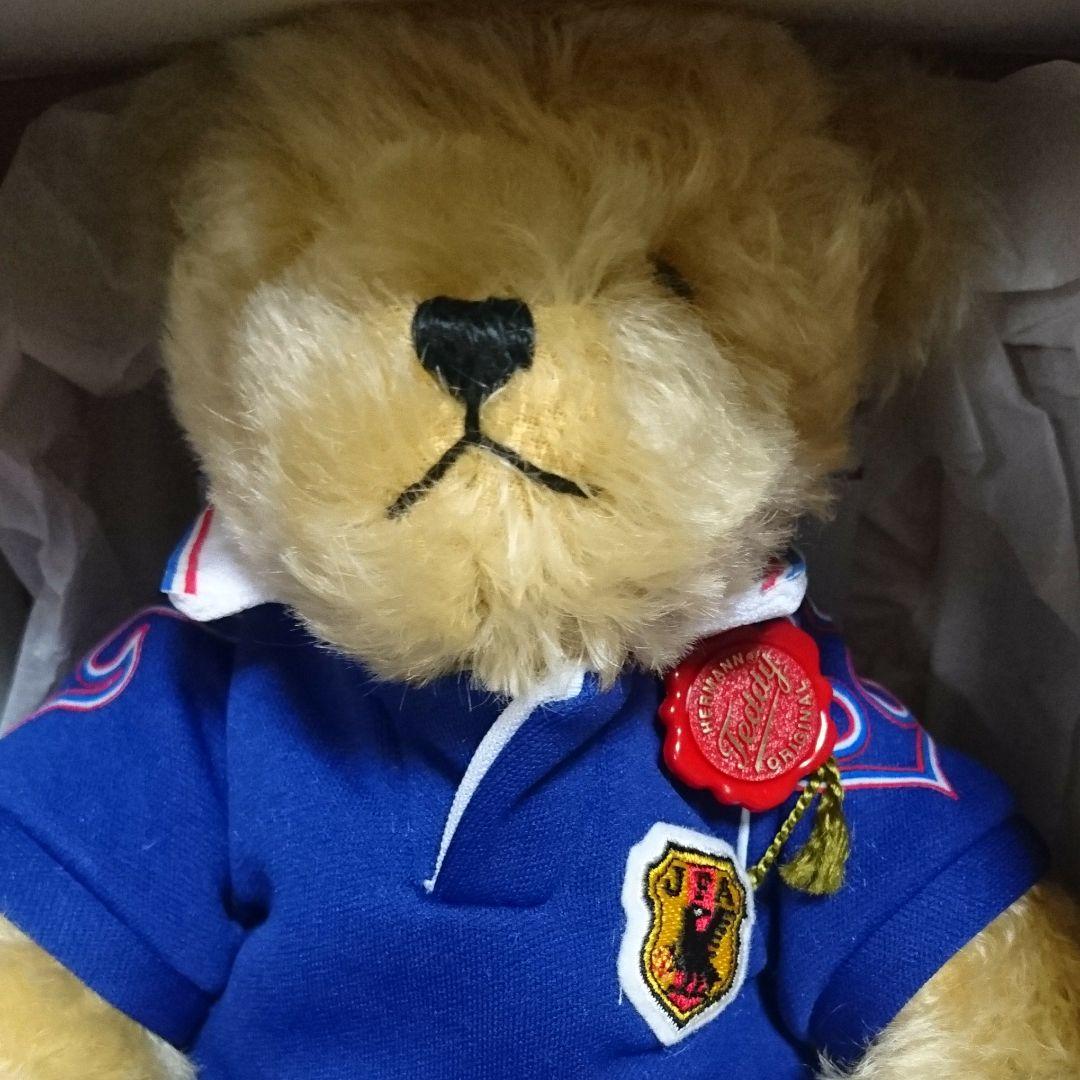 ハーマン ☆ 98年W杯 サッカー サムライブルー ☆ ベア - メルカリ