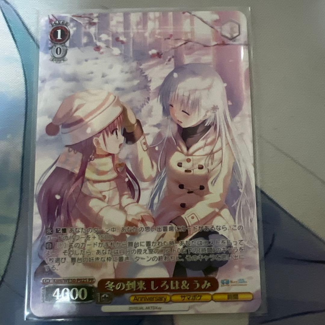 海を見つめる少女しろは　PR+ 冬の到来　しろは＆うみ　PR Key CX優勝賞