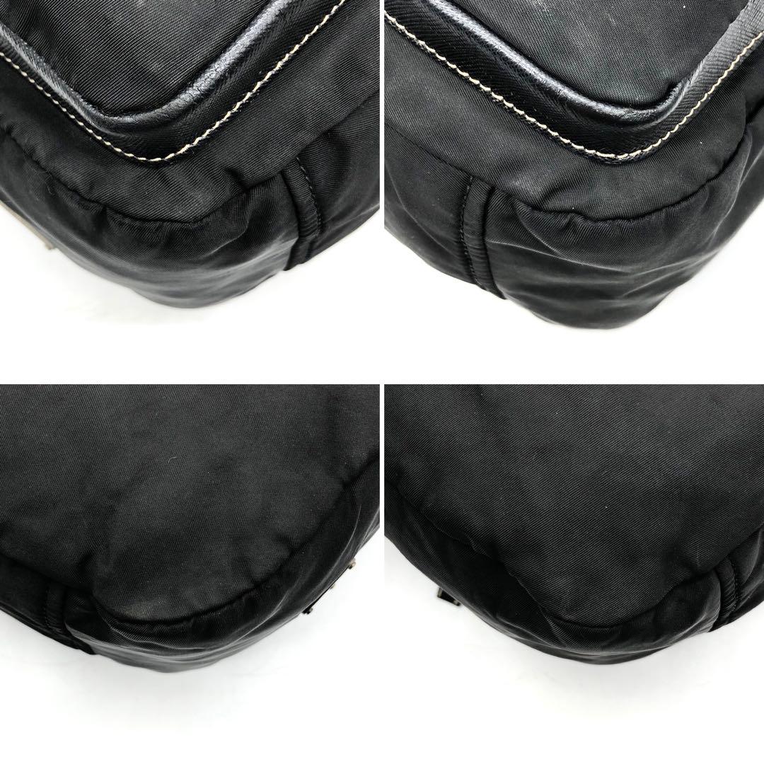 ✨ギャランティ付✨ プラダ ショルダーバッグ 三角ロゴプレート ナイロン レザー