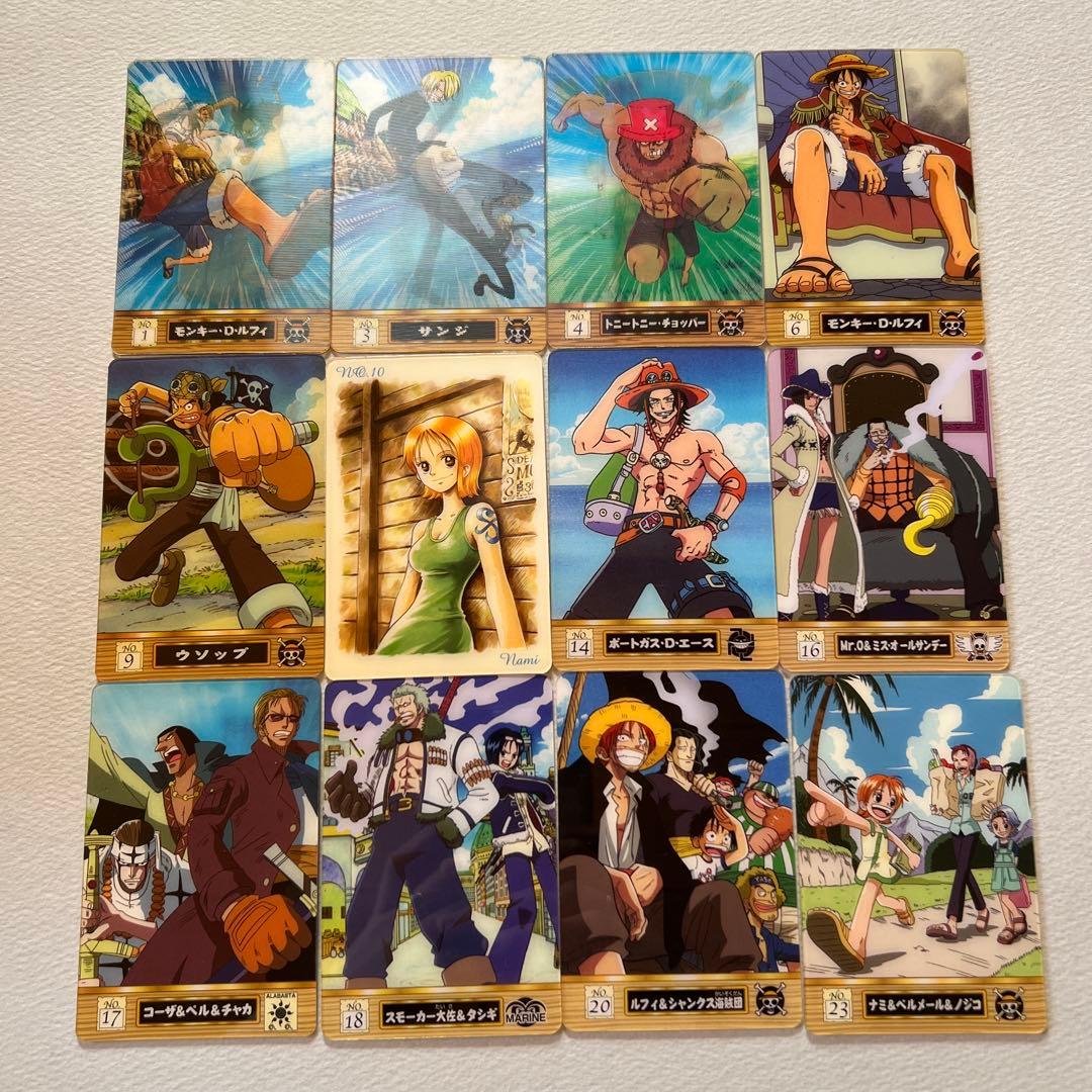 ワンピース グミカード 12枚セット① - メルカリ
