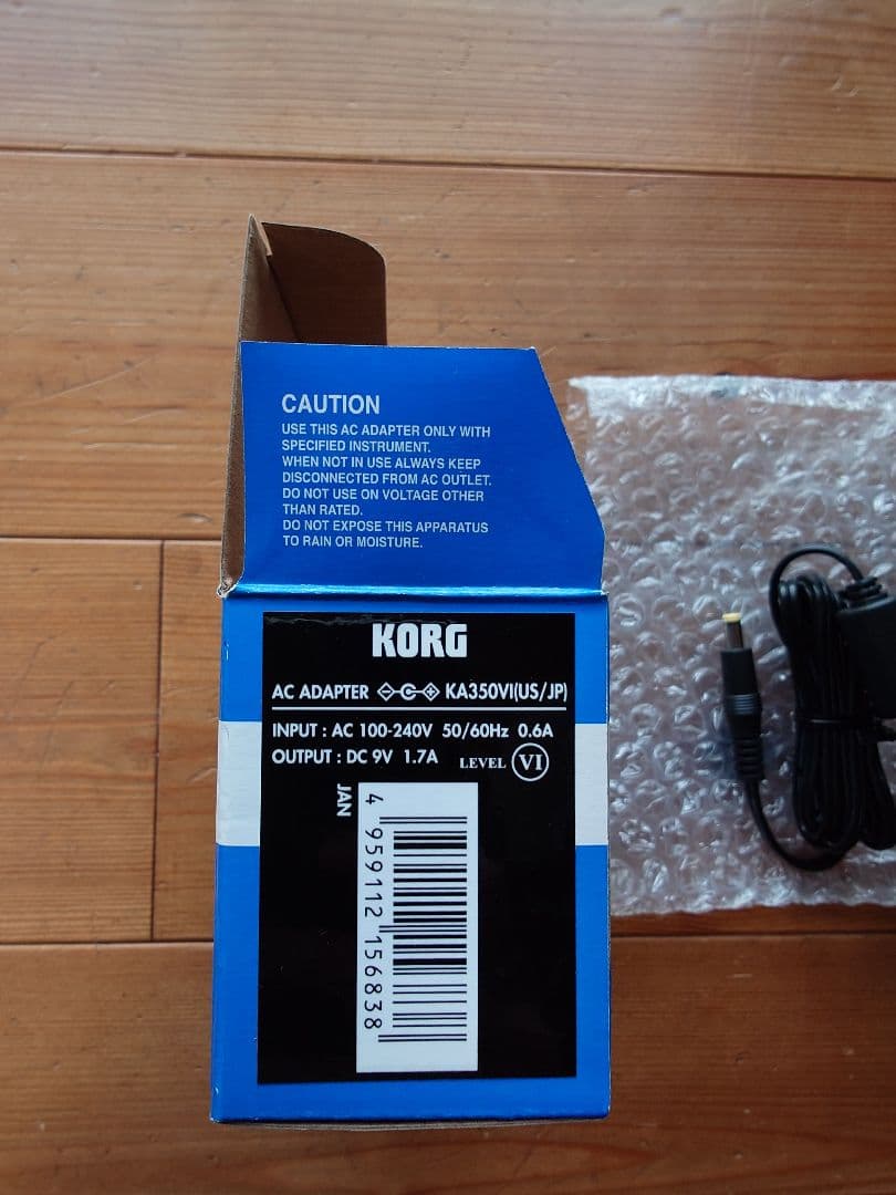 【新品】KORG KR mini リズムマシン　本体と純正アダプター