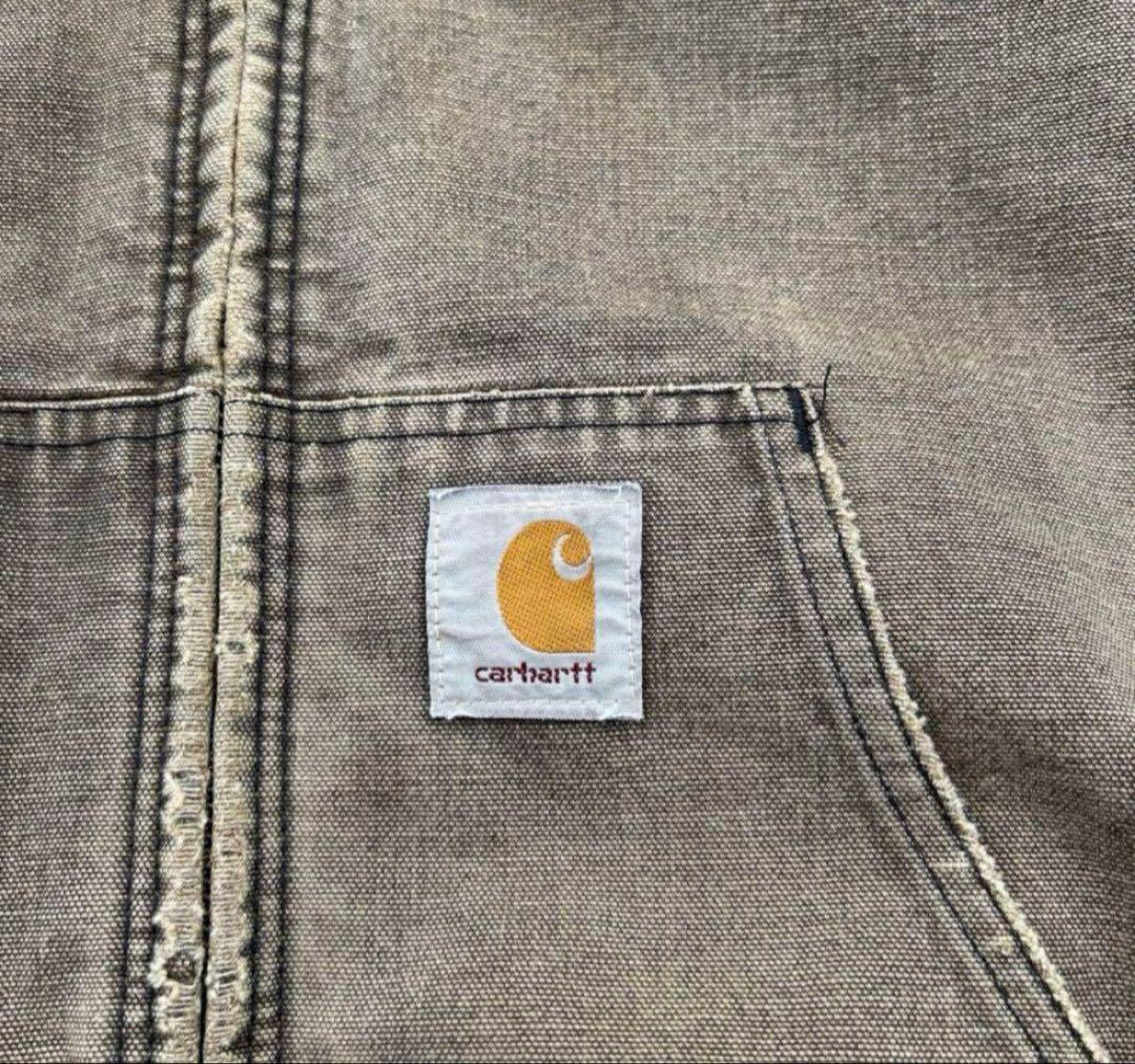 USA製　Carhartt アクティブジャケット ブラウン　フェード