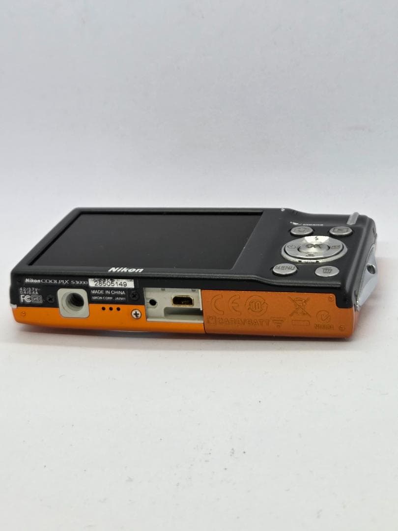 ジャンク】ニコン Nikon COOLPIX S3000 オレンジ - メルカリ