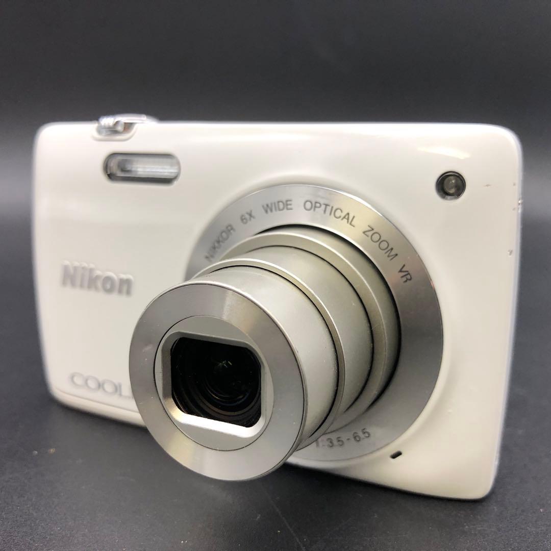 動作確認済み】Nikon COOLPIX S4300 シェルホワイト デジカメ