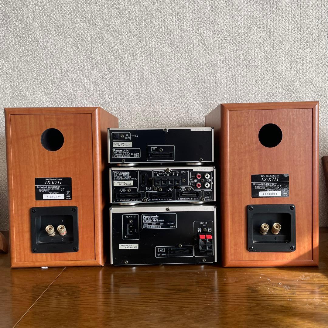 パナソニックSE-HD60 と KENWOOD LS-K711
