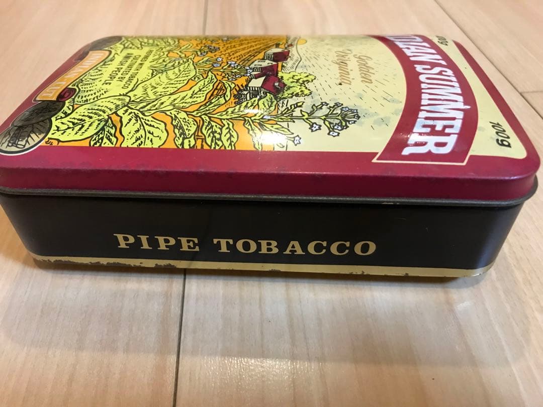 ブリキ缶 イギリス製 INDIAN SUMMER パイプタバコ 【缶のみ】 ブリキ缶