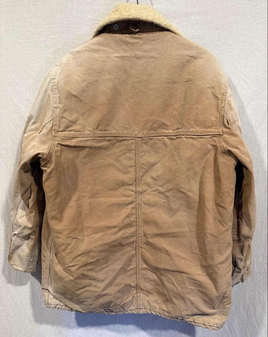 70s カーハート ボアコートジャケット フェード46
