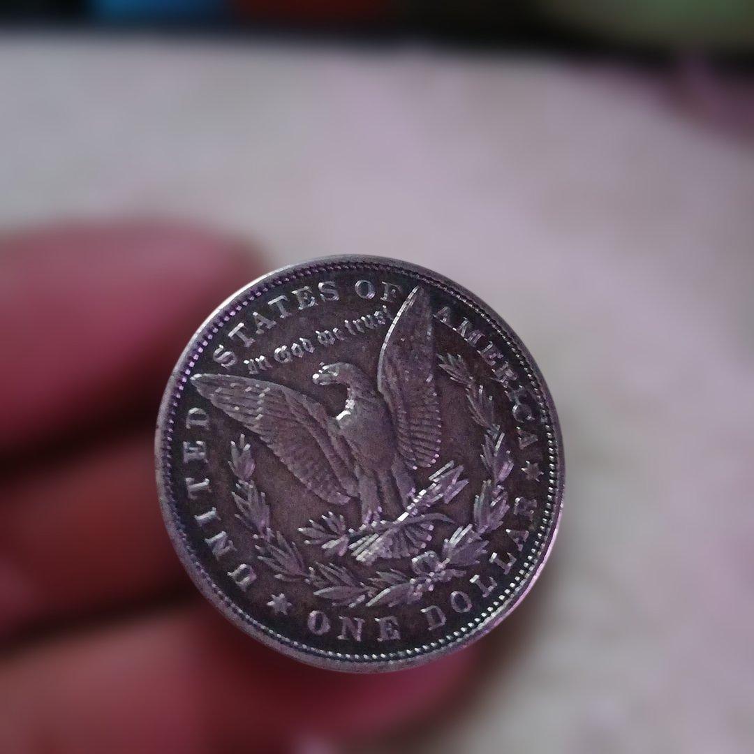 1880年 アメリカ 銀貨 リバティ女神像 - メルカリ