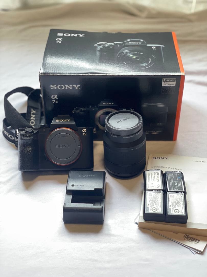 Sony α7II ミラーレスカメラ バッテリー4個付き Sony a7Ⅱ ILCE-7M2