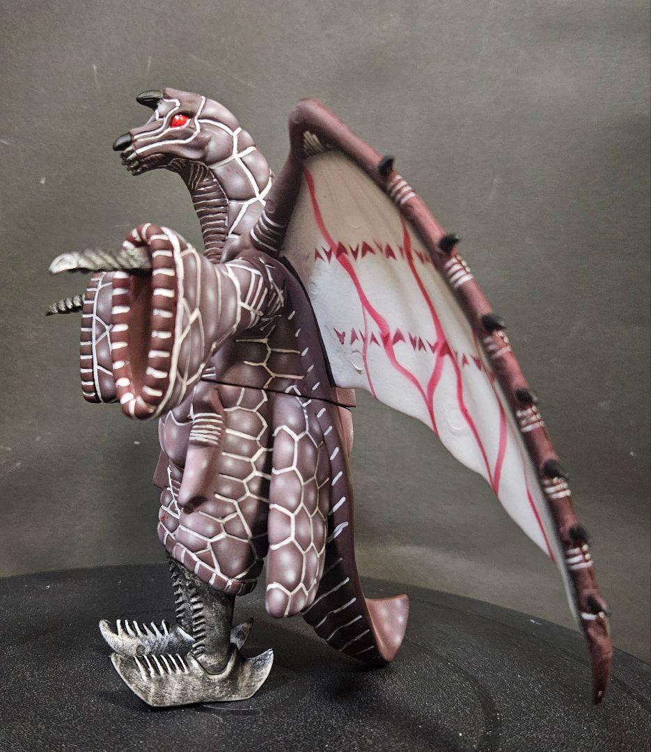 ウルトラ怪獣ソフビ パワードドラコ リペイント完成品 特撮