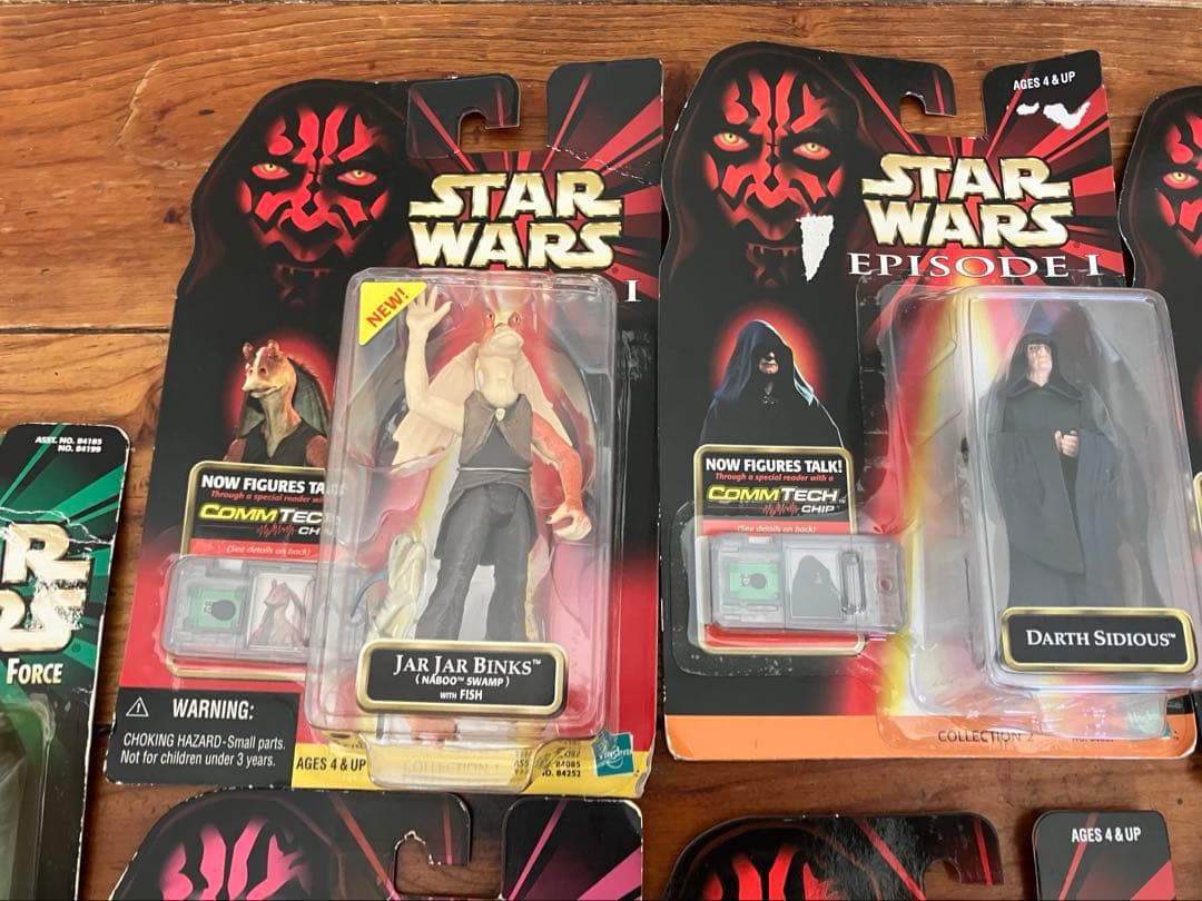 未使用品　スターウォーズ エピソード1 コムテックリーダー&フィギュア　セット